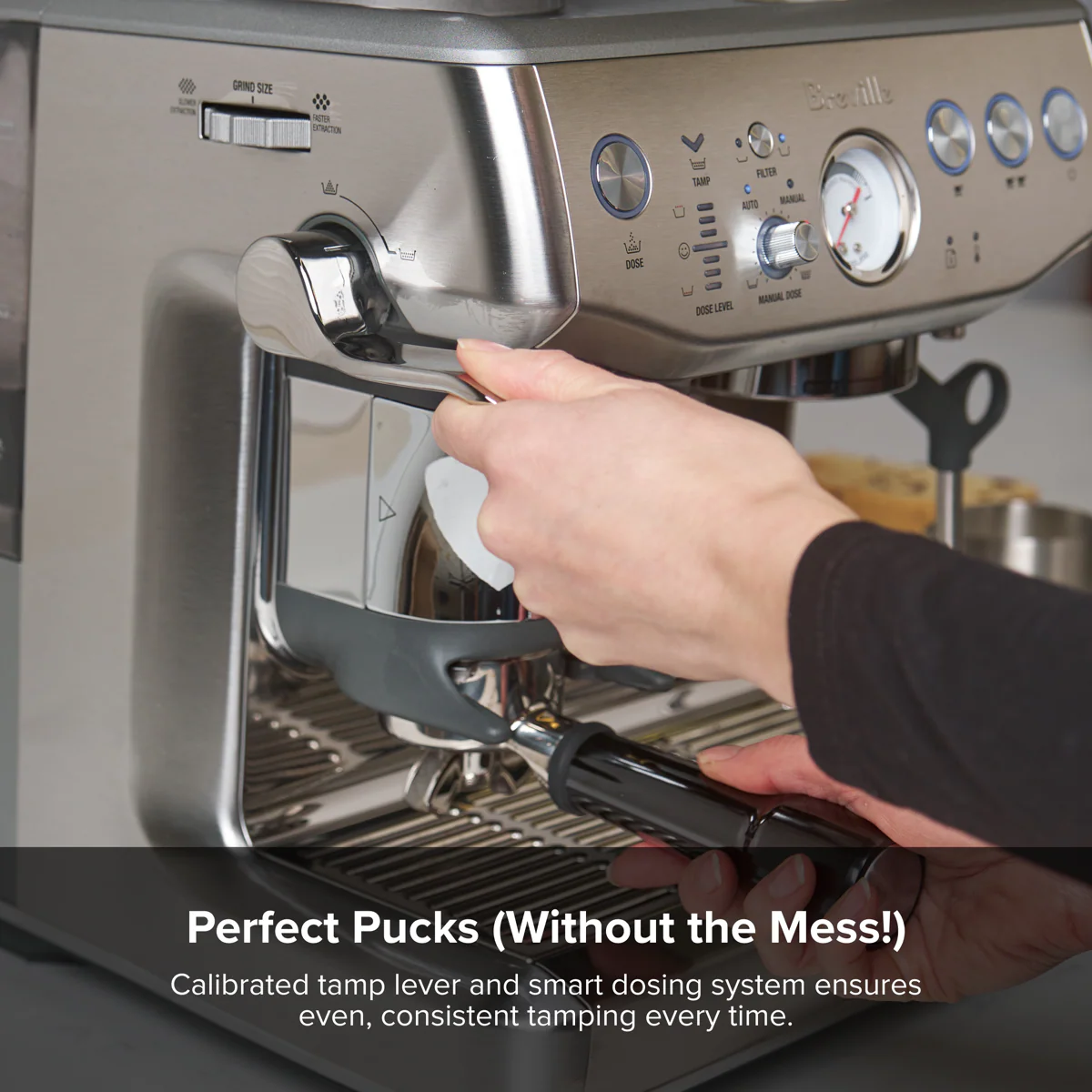 Breville Barista Express Impress Espresso Machine - Image 2