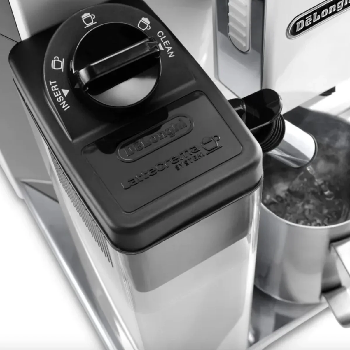 Refurbished - DeLonghi Eletta Plus ECAM44660W Superautomatic Espresso Machine - White - Image 4