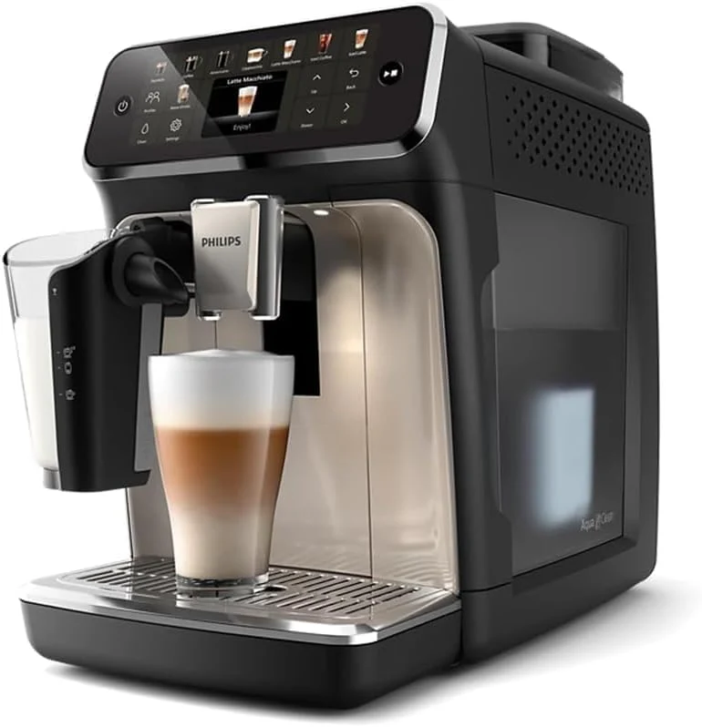 Refurbished - Philips 5500 LatteGo Automatic Espresso Machine, EP5544/94 - Black Chrome - Image 3