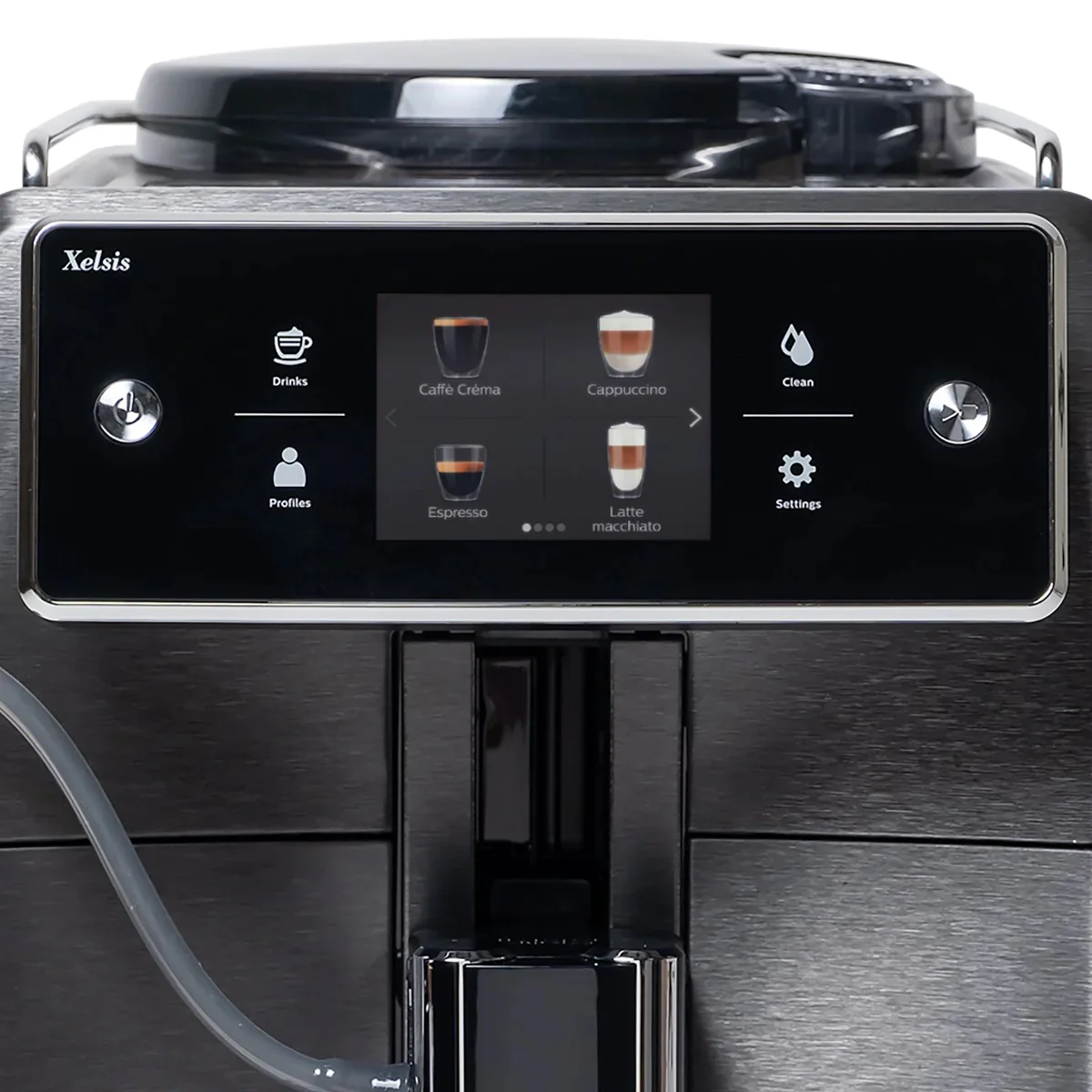 Refurbished - Saeco Xelsis SM7684 Superautomatic Espresso Machine - Titanium - Image 3