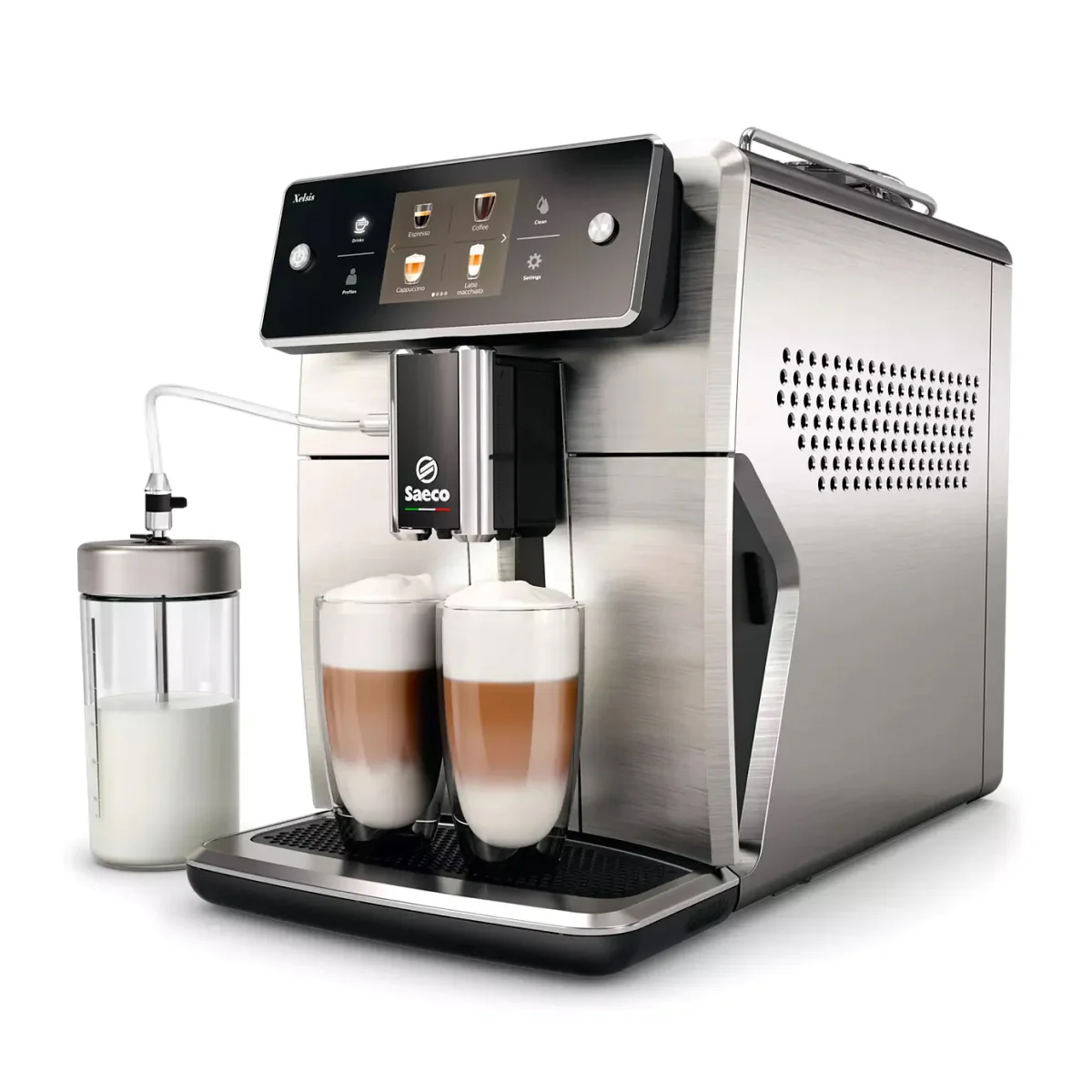 Refurbished - Saeco Xelsis SM7685 Superautomatic Espresso Machine - Stainless Steel - Image 2